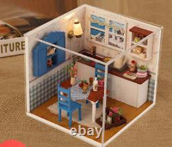 Small house model assembled villa house toy