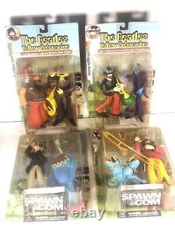 The Beatles Yellow Submarine COMPLETE SET Action Figures 1999 McFarlane Toys