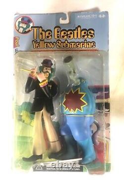 The Beatles Yellow Submarine COMPLETE SET Action Figures 1999 McFarlane Toys