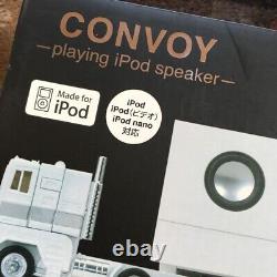 Transformers Music Label Convoy Playing Ipod Speakers From Japan NEW